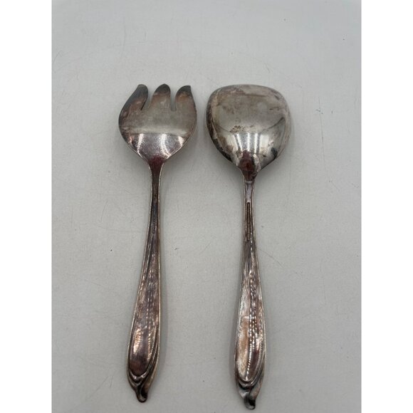 Happy anniversary Silverplate by International Deep silver 1960 Serving Pieces - Picture 2 of 5